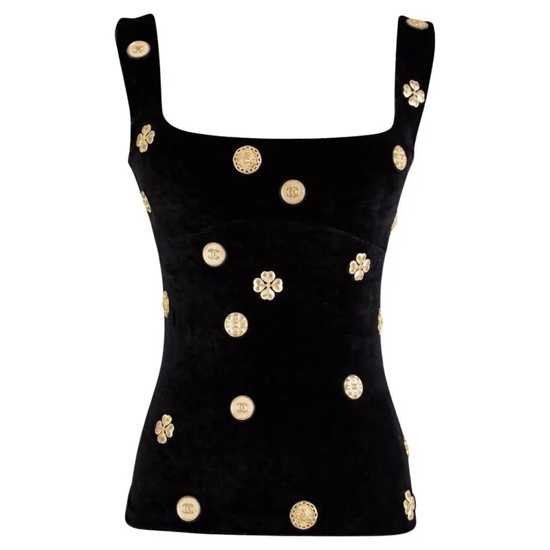 Chanel — Chanel Métiers d'Art Château des Dames 21A Top — Designer Shoe — resale