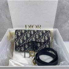 Dior — Dior Saddle Classic Print Belt Embroidered Saddle - Very Good #1TSV2QN — Handbag — resale