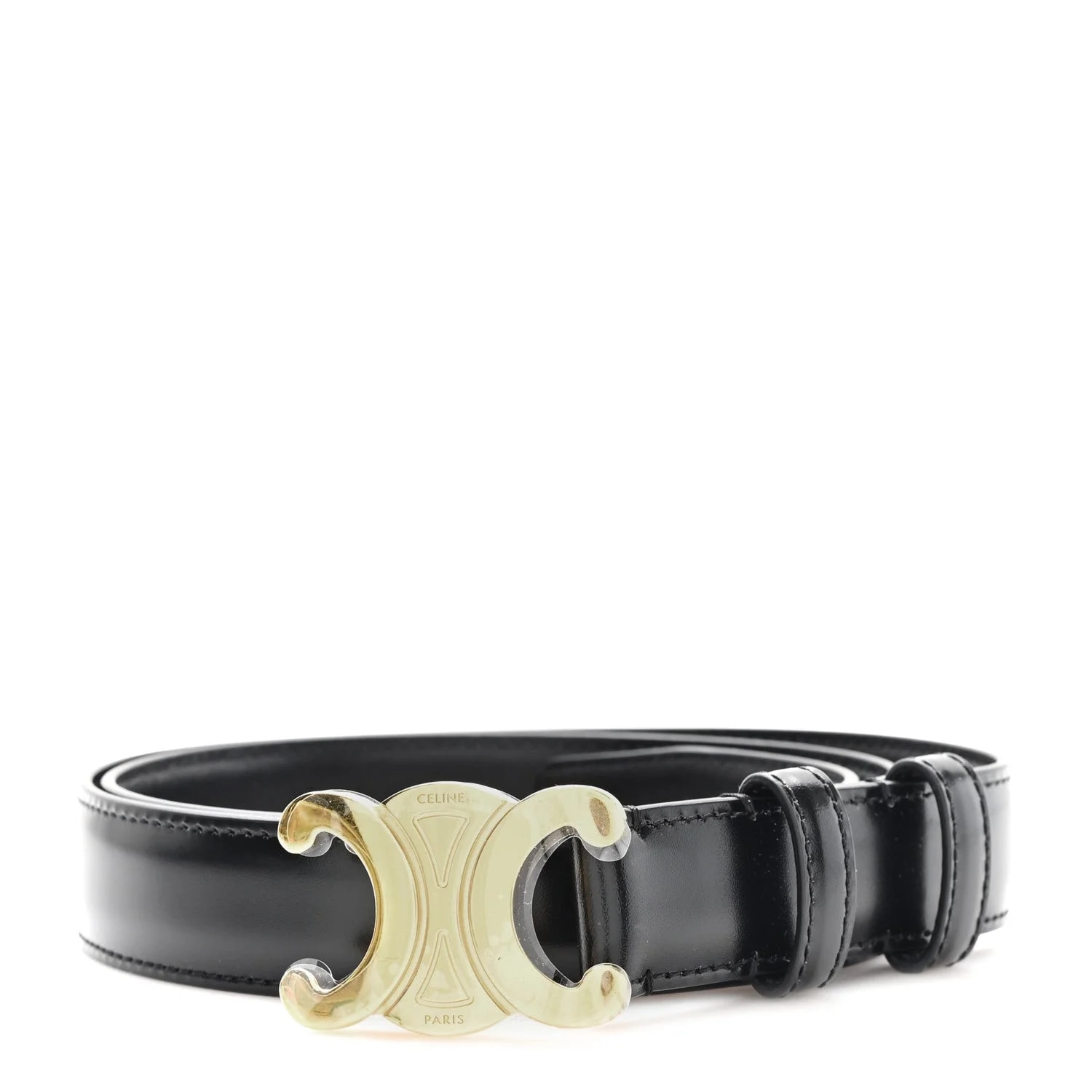 Celine — Box Medium 25mm Triomphe Belt 85 34 — Accessory — resale