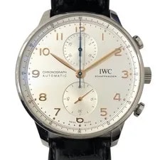 IWC — IWC International Company Portugieser Chronograph IW371604 Silver #OK888 — Watch — resale
