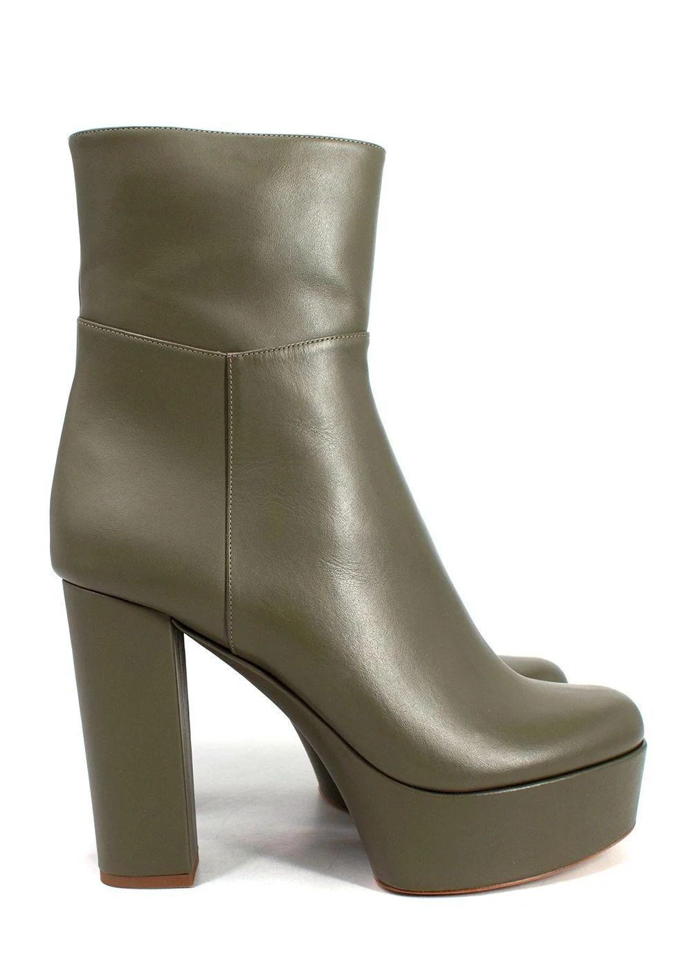 Ilio Smeraldo — Ilio Smeraldo Platform Ankle — Designer Shoe — resale