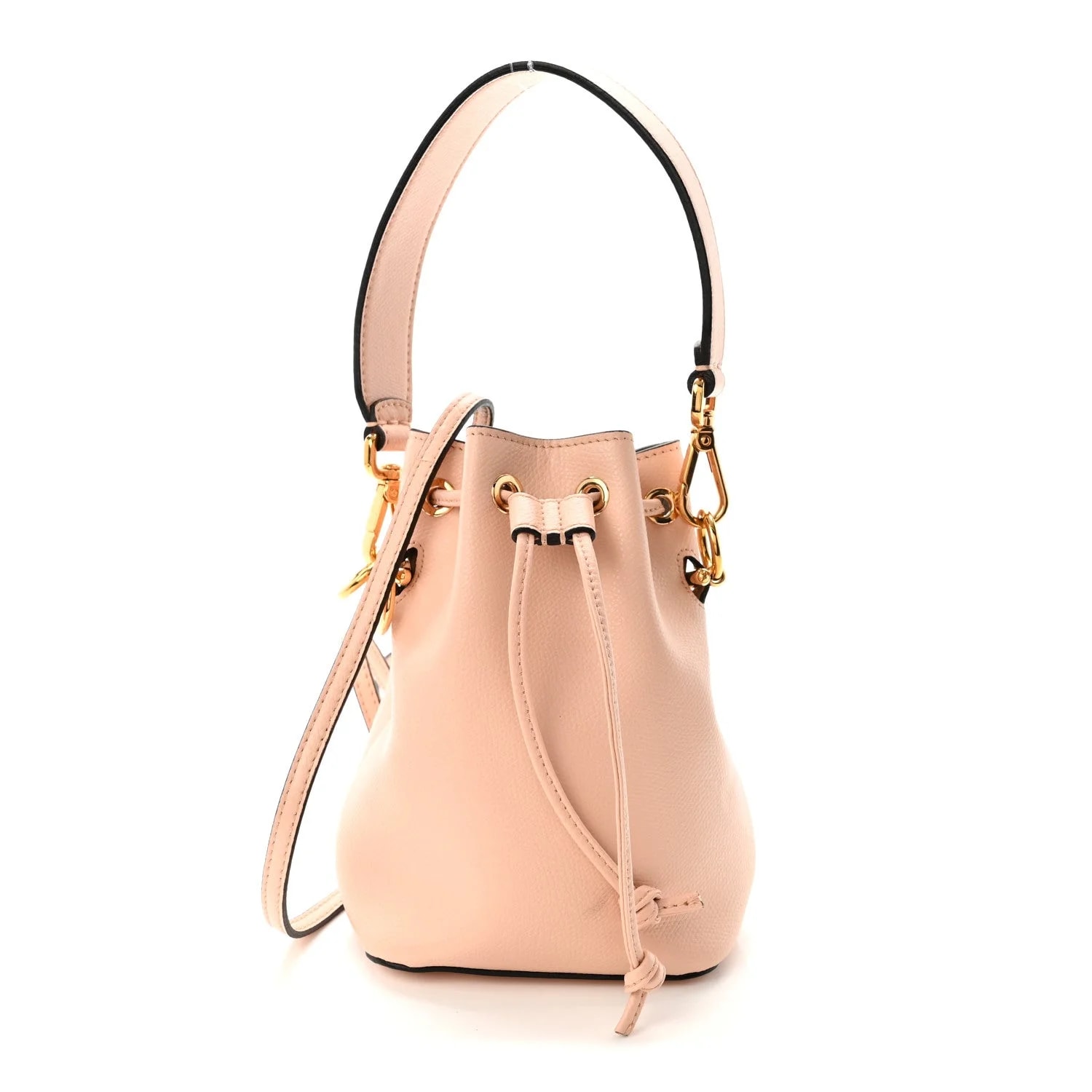 Fendi — Vitello Cruise F Is Fendi Mini Mon Tresor Bucket Light — Handbag — resale