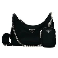 Prada — Prada Re-Edition 2005 1Bh204 Blac — Handbag — resale