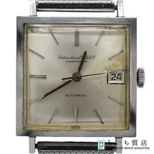 IWC Schaffhausen — IWC Schaffhausen Automatic Square Watch Silver Dial — Watch — resale