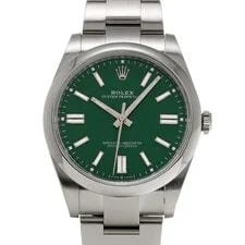 Rolex — Rolex Oyster Perpetual 41 124300 Green 741119 — Watch — resale