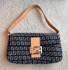 Fendi — Fendi Baguette and Fabric — Handbag — resale