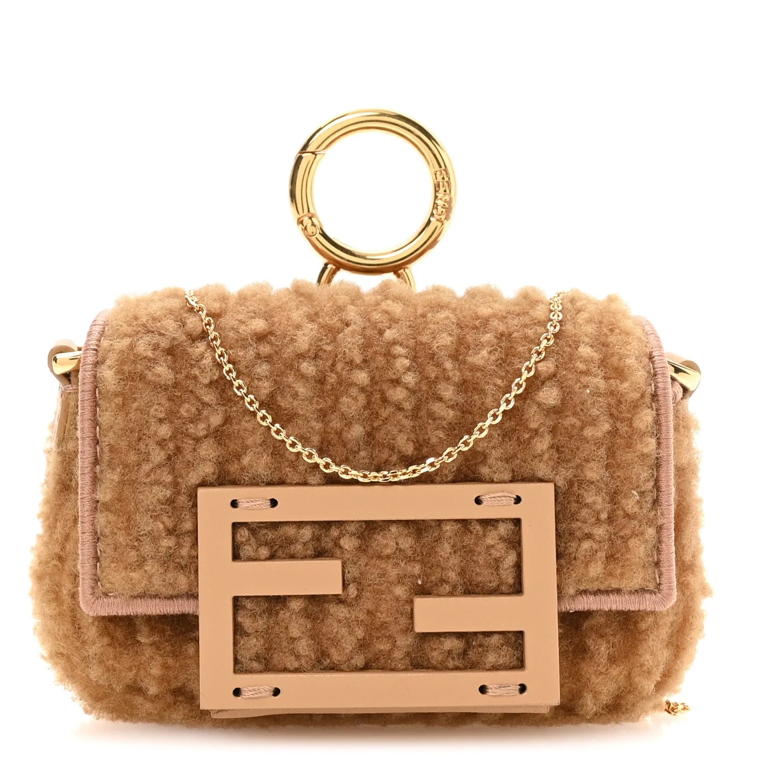 Fendi — Nano Maxi Buckle Baguette Charm — Handbag — resale