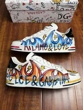 Dolce & Gabbana — Dolce & Gabbana Portofino DG Limited Graffiti - Size 8DG 9US — Sneaker — resale