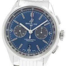 Breitling — Breitling Premier B01 AB0118A61C1A1 Automatic 42mm Box Papers Blue;Gray — Watch — resale