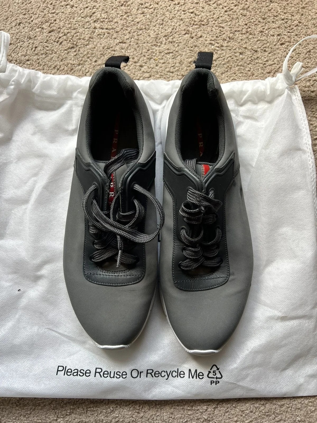 Prada — Prada Lace Up Low Top — Sneaker — resale