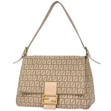 Fendi — Fendi Zukkino Pattern Mamma Baguette 8BR001 — Handbag — resale