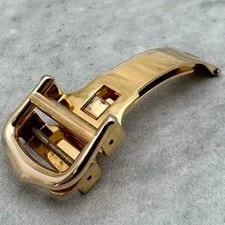 Cartier — Cartier D-Buckle 14mm Gold Stainless Steel Clasp Japan 071222 — Watch — resale