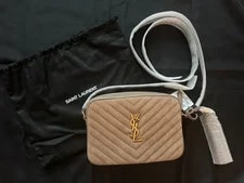 Yves Saint Laurent — Yves Saint Laurent Lou Tassel Crossbody Light /Vitello Piumotto — Handbag — resale