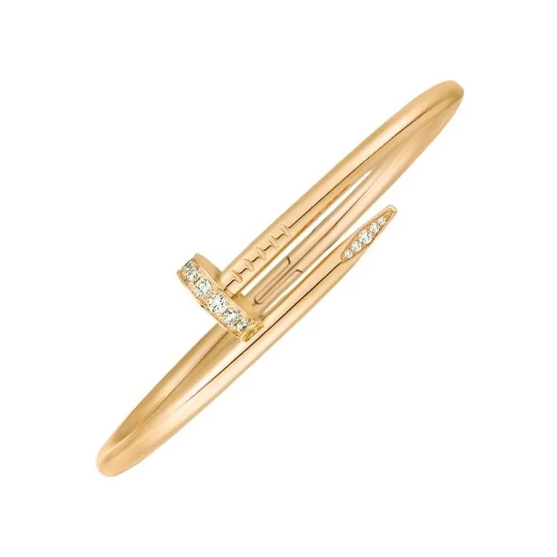 Cartier — Cartier Juste Un Clou Classic Model With Diamonds 18K Yellow Gold 19cm — Jewelry — resale