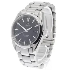 Omega — Omega Seamaster Aqua Terra 2518.50 36mm SS Black #C7788 — Watch — resale