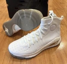 Under Armour — Under Armour Curry 4 Retro White Gold Basketball 1298306-111 — Sneaker — resale