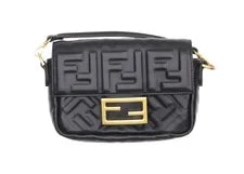 Fendi — Fendi L10921 Logo Mini Baguette (No Crossbody Strap) — Handbag — resale