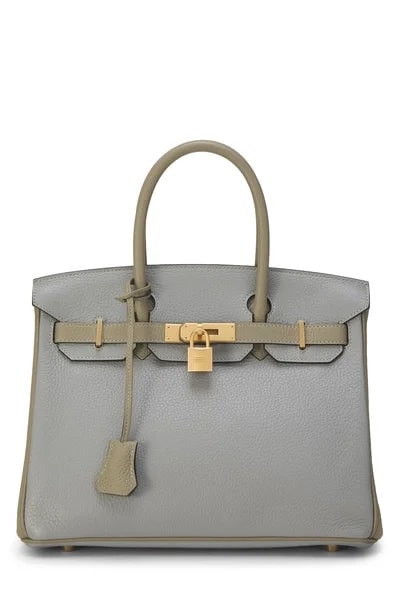 Hermès — Glaicer & Sauge Horseshoe Birkin 30 — Handbag — resale
