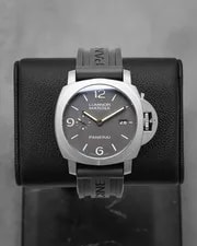Panerai — Panerai Luminor Marina Brown Silver Bracelet - PAM00352 — Watch — resale