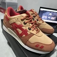 Asics — Asics Gel-Lyte III Remastered Kith Marvel X- Gambit US 9 W/ Trading Card — Sneaker — resale