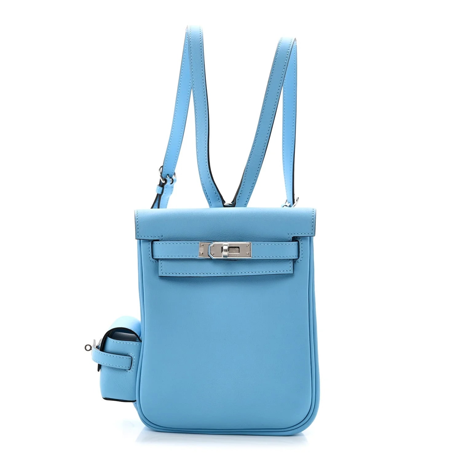 Hermès — Kelly Jump Backpack Celeste — Handbag — resale