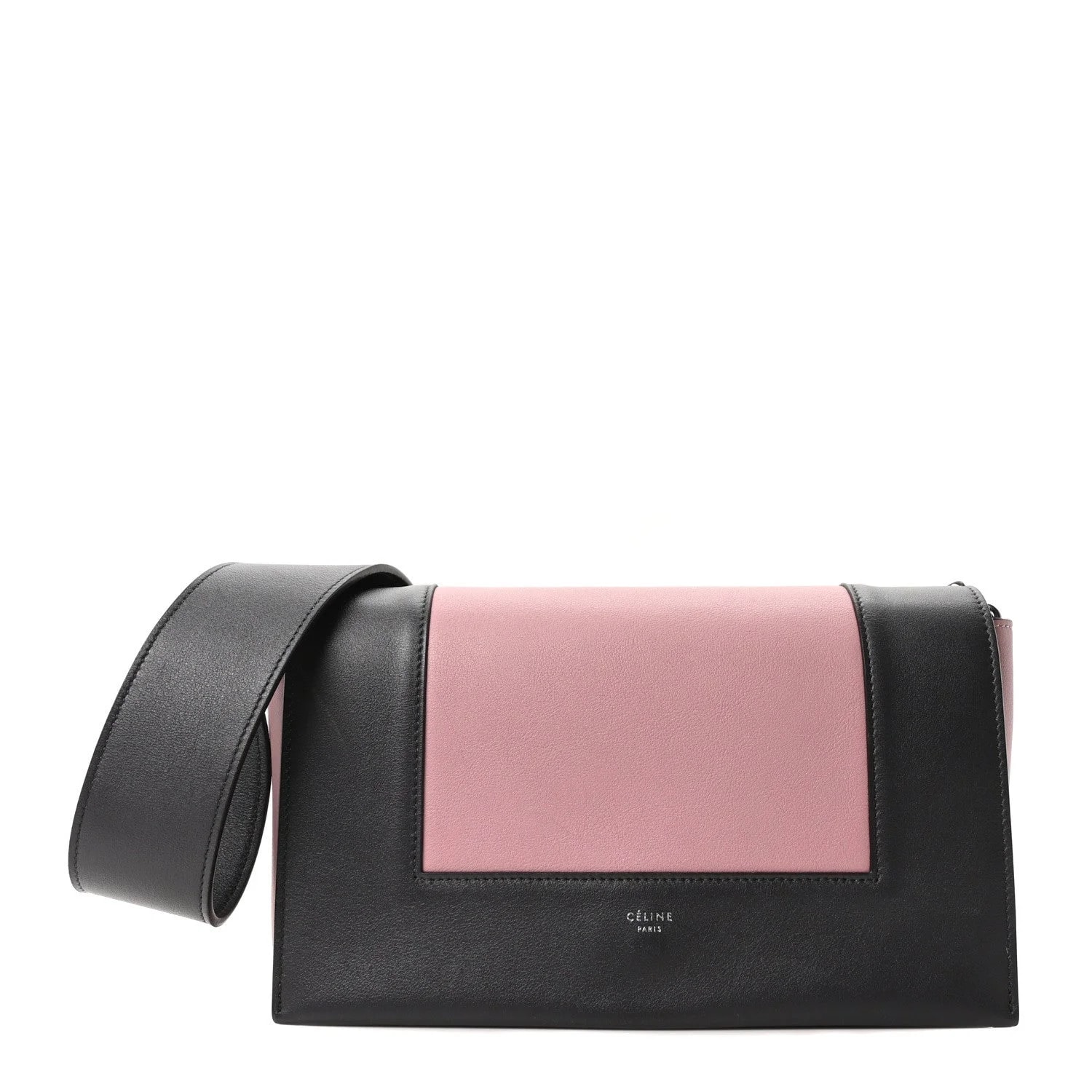 Celine — Shiny Medium Frame Liquorice Antique — Handbag — resale