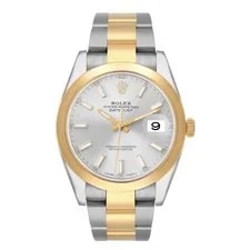 Rolex — 2019 Rolex 41mm DateJust 18K Gold / Steel With Silver Dial. (Ref. 126303) — Watch — resale