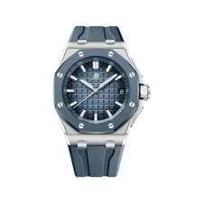 Audemars Piguet — Audemars Piguet Royal Oak Offshore 15605SK.OO.A350CA.01 Steel Smoked Blue Dial — Watch — resale