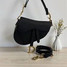 Dior — Dior Mini Saddle w/Strap — Handbag — resale