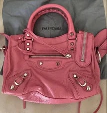 Balenciaga — Balenciaga Mini City Studded 2Way Crossbody Authe GC — Handbag — resale