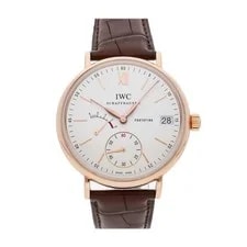 IWC — IWC Portofino Hand-Wound Eight Days Rose Gold Manual 45mm Strap IW5101-07 — Watch — resale