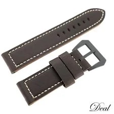 Panerai — , Stored Item: Panerai Genuine Leather Belt With Buckle, 24, Brown — Watch — resale