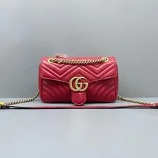Gucci — Authentic Gucci GG Marmont Small in Matelassé — Handbag — resale