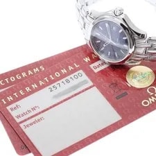 Omega — Omega Seamaster 120 2571.81 29mm SS Navy Dial Quartz Date #C1788 — Watch — resale