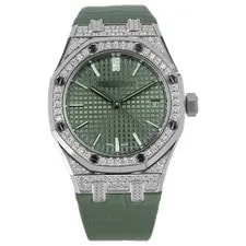 Audemars Piguet — Audemars Piguet Royal Oak 18kt White Gold and Diamond 37MM 15551BC.ZZ.D405CR.01 — Watch — resale