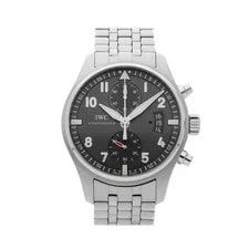 IWC — IWC Pilot's Spitfire Chronograph Auto 43mm Steel Grey Dail IW3878-04 — Watch — resale