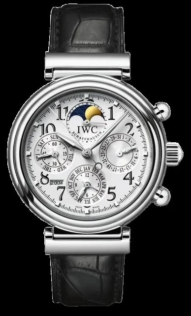 Worldofluxuryus — IWC Da Vinci Perpetual Calendar Chronograph Stainless Steel ’s — Watch — resale