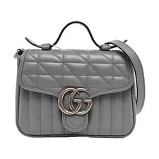 Gucci — Gucci GG Marmont Series Logo Vertical Striped - Very Good #1B4JEN7 — Handbag — resale