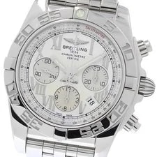 Breitling — Breitling AB0110 Chronomat 44 Chronograph Automatic Date Silver Dial — Watch — resale