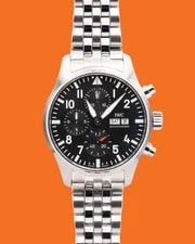 IWC — Stickered IWC Pilot's Chronograph 43mm IW378002 Black 2026 — Watch — resale