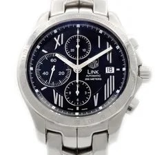 Tag Heuer — TAG Heuer CJF211N Link Stardust Chronograph 200m Auto Stainless Steel Black — Watch — resale