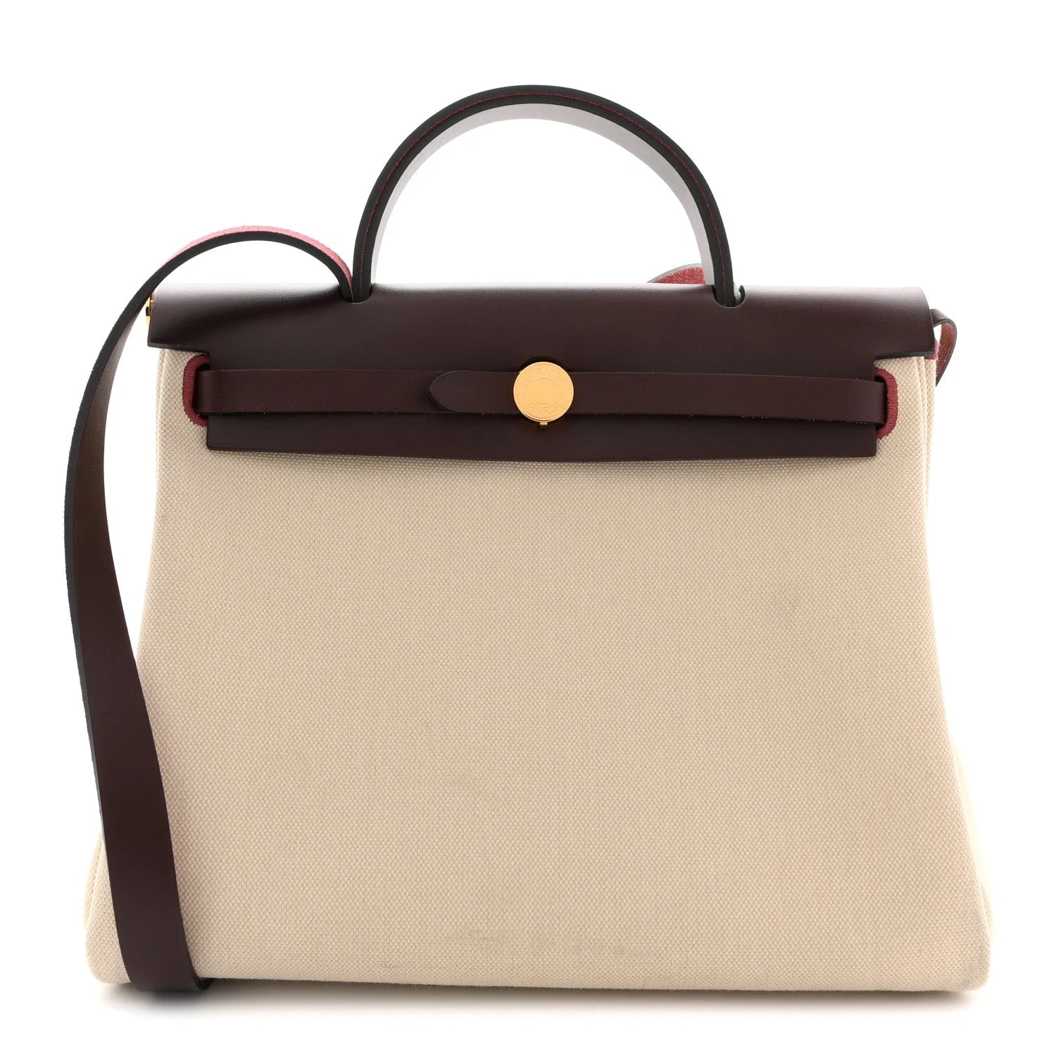 Hermès — Military Herbag Zip Retourne 31 Beton Sellier — Handbag — resale