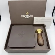 Patek Philippe — Patek Philippe Ice Cube Stamp Mold Set Calatrava Cross Wood Novelty Boxed JP — Watch — resale