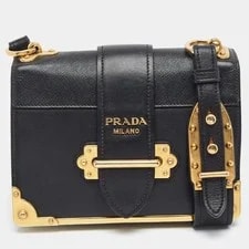 Prada — Prada Cahier City Calf and — Handbag — resale