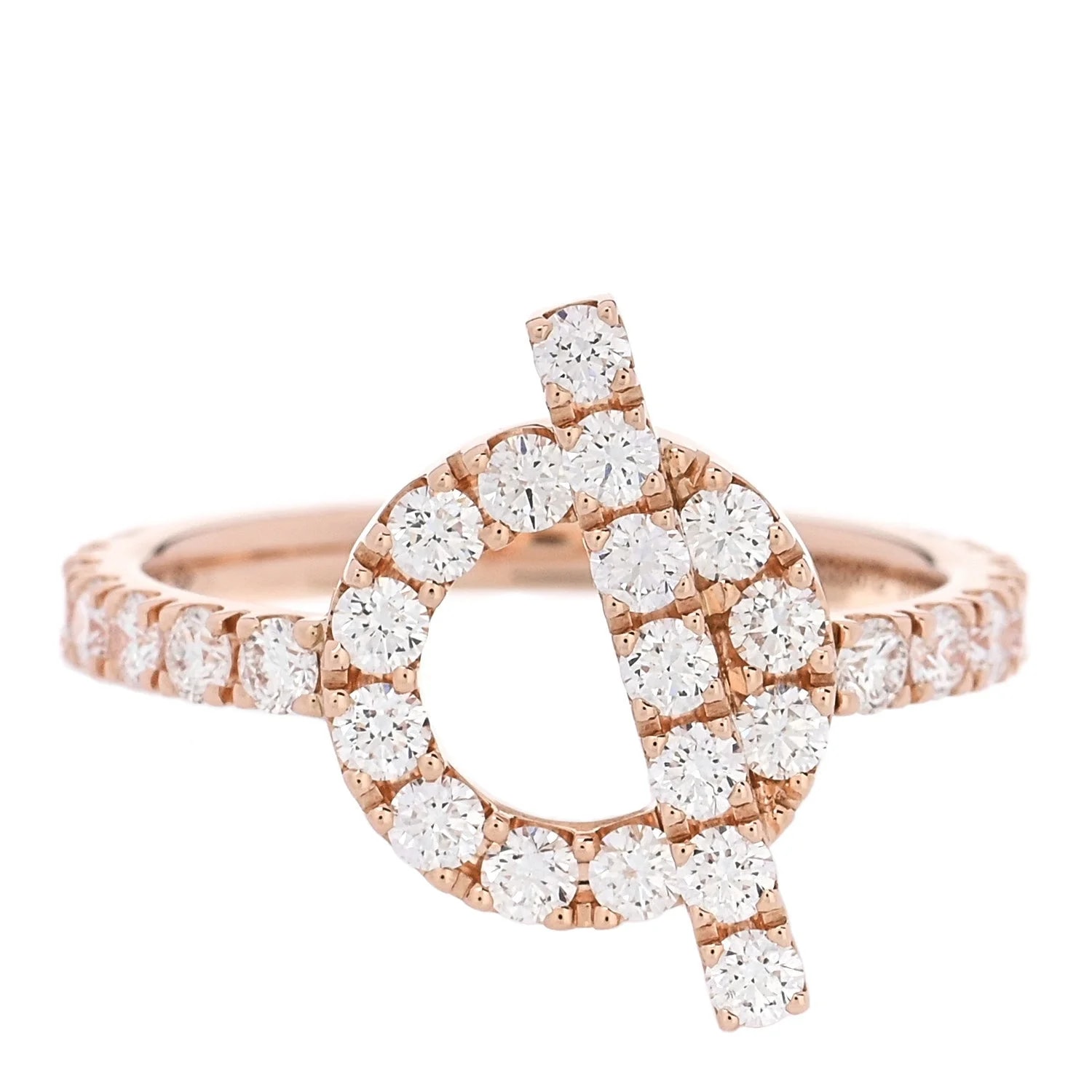 Hermès — 18K Rose Gold Finesse 50 5.25 — Jewelry — resale