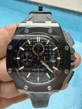 Audemars Piguet — Audemars Piguet Royal Oak Offshore Chronograph Ceramic Gold Hands 26405CE Look! — Watch — resale