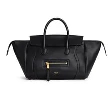 Celine — Celine Small New Luggage Supple Shiny Lamb 124213GW2 38NO 151329629 — Handbag — resale
