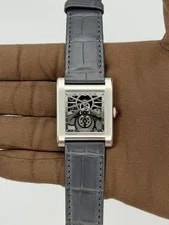 Cartier — 2023 Cartier Tank Normale WHTA0020 27.8mm Platinum WHTA0020 — Watch — resale