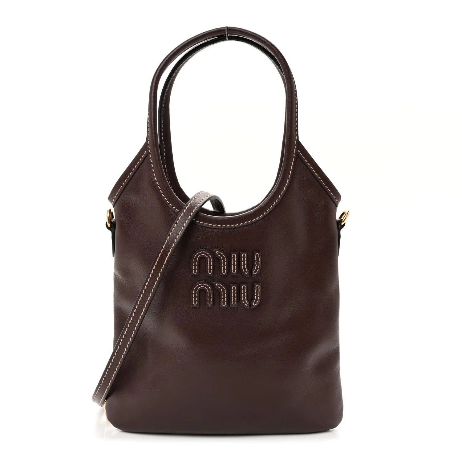 Miu Miu — Soft Calf Softy Mini Ivy Radica — Handbag — resale