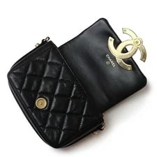 Chanel — Chanel Big Coco Mark Matelass Flap Chain — Handbag — resale